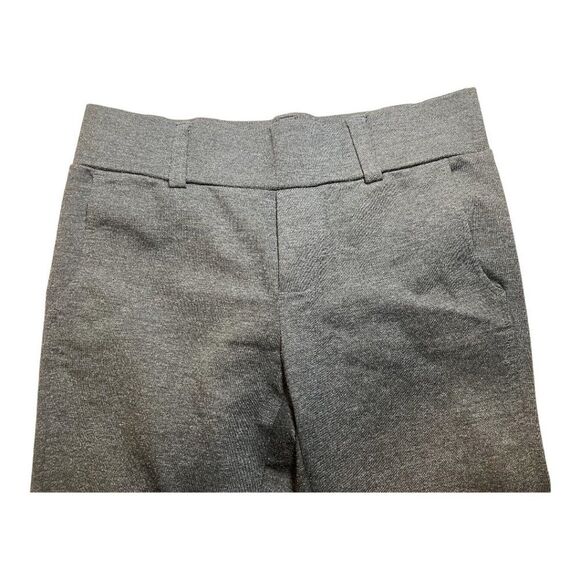 Daisy Fuentes Pants Sz Small Charcoal Heather Gray Wide Elastic Waist Boot Cut - Picture 9 of 10